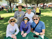 Glen and Mary Jo George, Bonnie Johnson, and JB and Linda Bailey at Nationals.