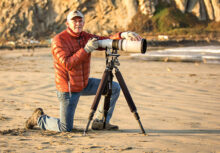 Bob Shea with Camera; Photo by Robert Shea.