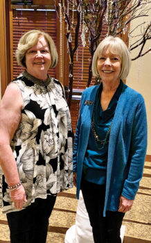MPLN President Barabra Bloch (left) and Vice President Diane Mazzarella