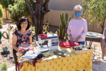 Milka Triebe (left) and Jackie Schochet (Photo by John Triebe)