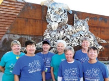 Wags and Walkers volunteers