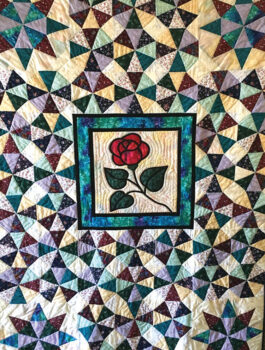 Quilt made by Marsha Webster for St. Mary’s End of Life Ministry