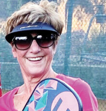 New member Marci LeDuc is taking a clinic to prepare for a 3.0 rating.