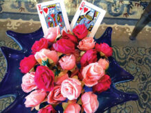 Royal hearts wish the bridge players good luck.