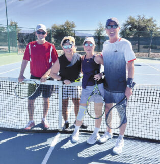 Mixed Doubles players Fran Friedlander and Will Brown