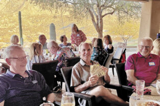 Bill Bowers won over $100 in the 50/50 raffle.