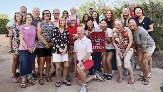Unit 46A had fun home-hosting SD Aztecs golfers.
